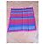 Foulard in seta a scacchi Christian Dior Rosa Rosso Blu Porpora