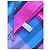 Foulard in seta a scacchi Christian Dior Rosa Rosso Blu Porpora - vista 4