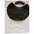 Borsa Chloé in paglia intrecciata nera e pelle Nero