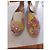 Espadrilles Hermès en toile imprimé coloré Rose Multicolore Vert Orange Gris Jaune - vue 8