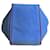 Hermès Lindy Beach Borsa Tote in Tela Blu e Pelle Viola Porpora  - vista 19
