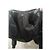 Autre Marque Giacca Bomber Varsity Tigha Lana e Pelle Nero Bianco Verde scuro - vista 2