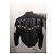 Autre Marque Giacca Bomber Varsity Tigha Lana e Pelle Nero Bianco Verde scuro - vista 3