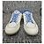 Sneakers Chanel in pelle bianca logo CC Bianco Blu - vista 4
