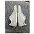 Sneakers Chanel in pelle bianca logo CC Bianco Blu - vista 9
