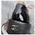 Chanel Oxford-Schuhe aus schwarzem Lackleder und silbernem Perforationsleder Golden - Ansicht 11