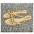 Valentino Garavani Infradito Rockstud Jelly Bow D'oro - vista 5
