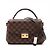 Louis Vuitton Croisette Canvas Top-handle Crossbody Damier Ebene Marrone