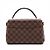 Louis Vuitton Croisette Canvas Top-handle Crossbody Damier Ebene Marrone - vista 2