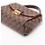 Louis Vuitton Croisette Canvas Top-handle Crossbody Damier Ebene Marrone - vista 3