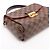 Louis Vuitton Croisette Canvas Top-handle Crossbody Damier Ebene Marrone - vista 4