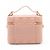 Dior Borsa a mano 2-Way Vanity Case Canvas Cannage Rosa - vista 2