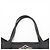 Louis Vuitton Borsa a spalla Shopper Neverfull MM in pelle Empreinte Nero - vista 6
