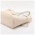 Louis Vuitton Borsa a tracolla Shopper Neverfull MM in pelle Empreinte Bianca Bianco - vista 3