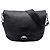 Borsa a tracolla con patta Gucci Guccissima nera Nero