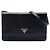 Bolso bandolera Prada Saffiano Wallet on Strap Negro