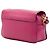 Borsa a tracolla con patta Prada Vitello Phenix Rosa - vista 2