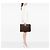 Borsa Business Portfolio Louis Vuitton Monogram Poche Documents Marrone - vista 7