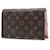 Borsa a tracolla Louis Vuitton Monogram Flore Wallet On Chain Marrone - vista 2