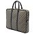 Borsa business Gucci GG Supreme beige - vista 2