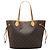 Borsa Tote Louis Vuitton Monogram Neverfull MM Marrone