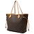 Borsa Tote Louis Vuitton Monogram Neverfull MM Marrone - vista 2