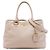 Borsa Tote Satchel Convertible Aperta Prada Vitello Phenix marrone