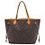 Borsa Tote Louis Vuitton Monogram Neverfull MM Marrone