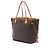 Borsa Tote Louis Vuitton Monogram Neverfull MM Marrone - vista 2