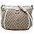 Borsa a tracolla Gucci GG Canvas Abbey D Ring Beige