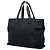 Tote Gucci GG in nylon nero con banda Web - vista 2
