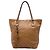 Borsa Tote Gucci Medium Guccissima GG Charm Marrone