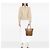 Borsa Tote Gucci Medium Guccissima GG Charm Marrone - vista 5