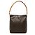 Borsa a tracolla Louis Vuitton Monogram Looping GM Marrone