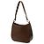Borsa a tracolla Burberry in pelle marrone - vista 2