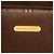 Borsa a tracolla Burberry in pelle marrone - vista 5