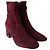 Valentino Rockstud Botines de Ante Morado Púrpura - vista 2