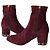 Valentino Rockstud Botines de Ante Morado Púrpura - vista 7