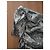 Isabel Marant Metallic-Silber Kleid mit Drapierung Metallisch - Ansicht 3