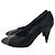 Céline Décolleté Celine in pelle nera borchiata Nero - vista 5