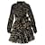 Dolce & Gabbana Robe Noire à Pois Dorés  - vue 1