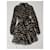 Dolce & Gabbana Robe Noire à Pois Dorés  - vue 11