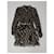 Dolce & Gabbana Robe Noire à Pois Dorés  - vue 2