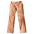 Pantalones Chanel de denim lavado naranja