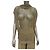 Set Top in maglia traforata dorata e Bermuda Balmain FR 36 Usato - vista 5