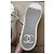 Sneakers Chanel CC Logo in pelle argento Bianco Silver hardware - vista 15