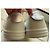Sneakers Chanel CC Logo in pelle argento Bianco Silver hardware - vista 9