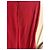 Abito Elie Saab in misto seta rosso con volant - vista 17