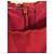 Abito Elie Saab in misto seta rosso con volant - vista 4