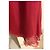 Abito Elie Saab in misto seta rosso con volant - vista 6